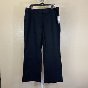 Worthington Pants Womens 16 Short Black Dress Pant Trouser Modern Fit